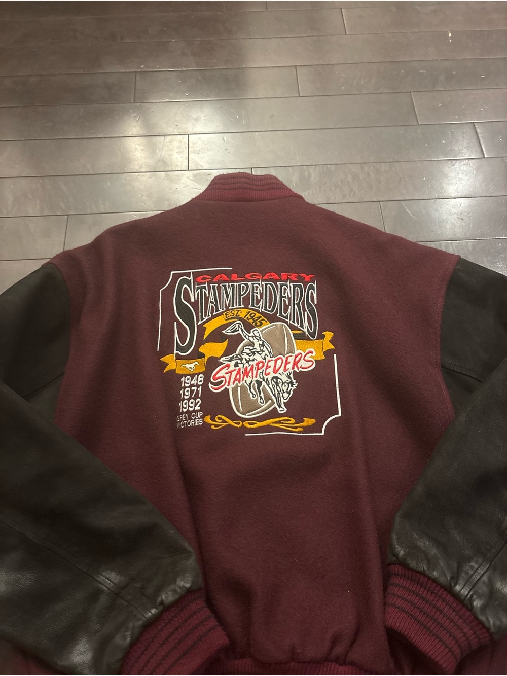 Vintage 90s Calgary stampeders jacket